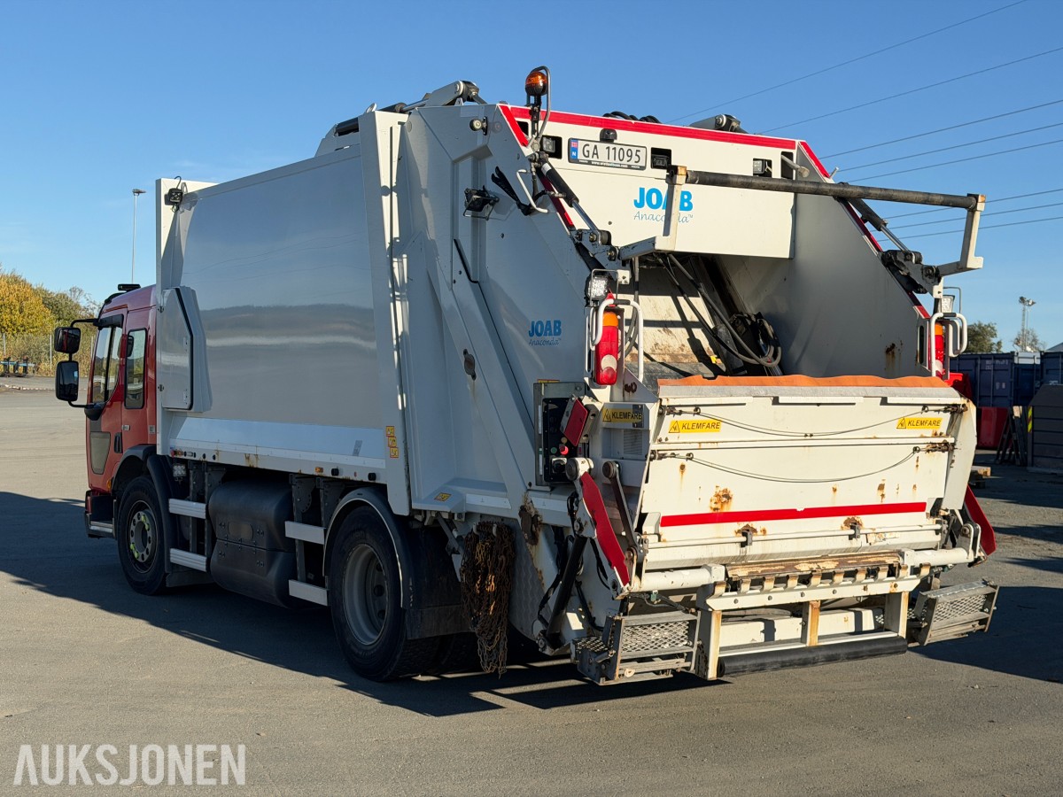 2019 Volvo FE CNG renovasjonsbil - JOAB Anaconda 17,6 m³