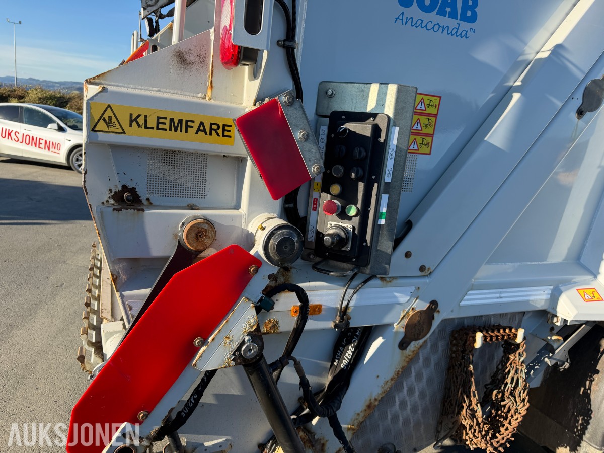 2019 Volvo FE CNG renovasjonsbil - JOAB Anaconda 17,6 m³
