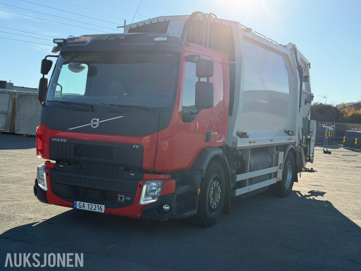 2020 Volvo FE CNG renovasjonsbil med Norba/Geesinknorba påbygg