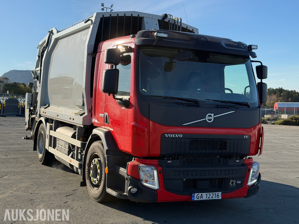2020 Volvo FE CNG renovasjonsbil med Norba/Geesinknorba påbygg