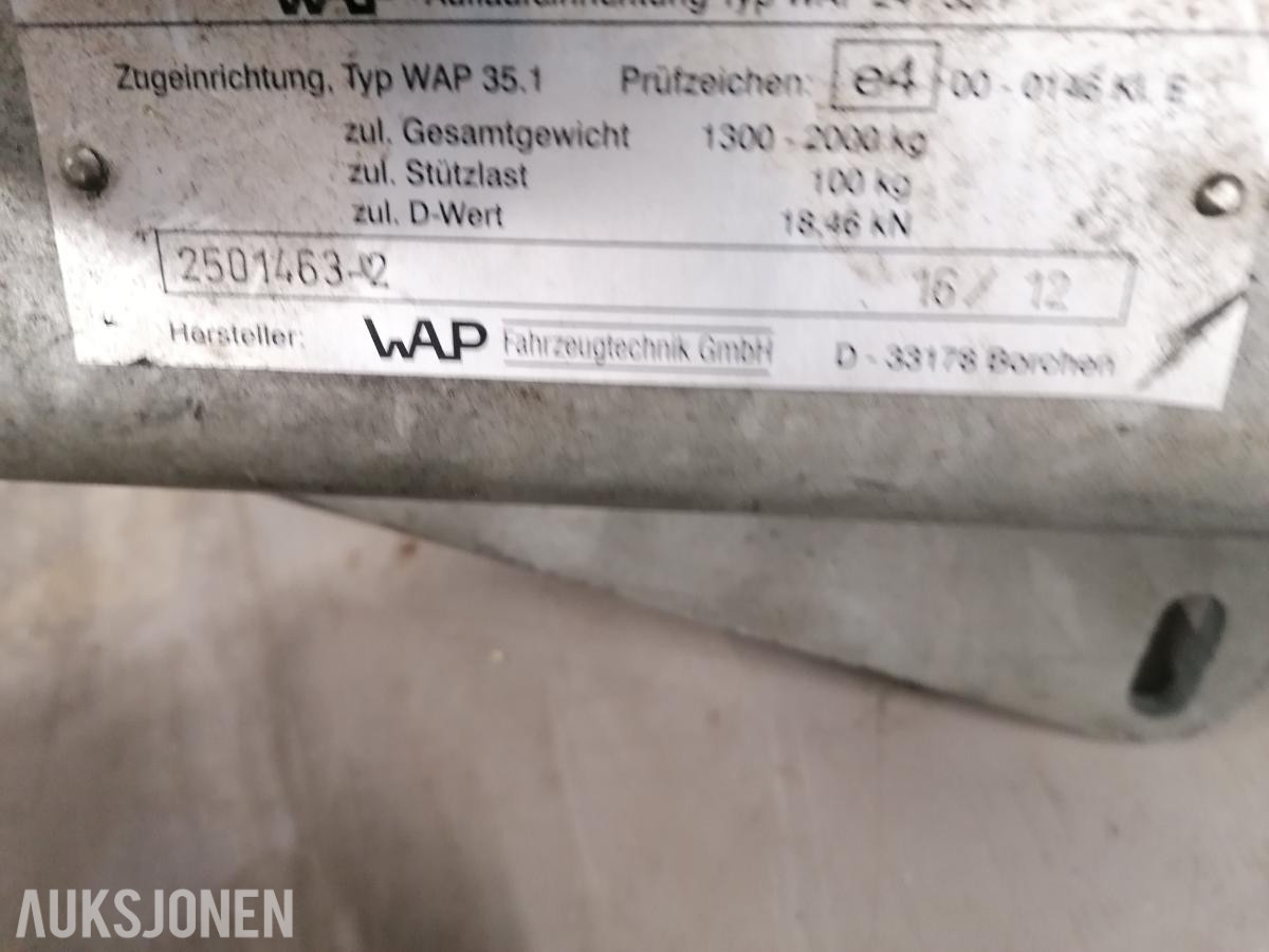 6 stk komplette påløp og 4 dele påløp