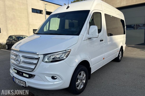2024 ILES AUTOMOTIVE SPRINTER 2,0 170HK RWD - 9-SETER AUTOMAT - 170HK - HENGERFESTE - RULLESTOLRAMPE - 82527KM
