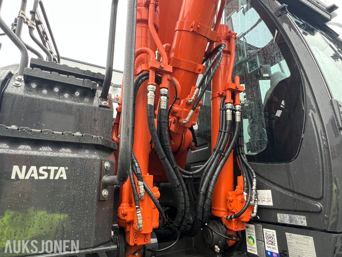Hitachi ZX170WT-6 Makin GPS, Oilquick, Rototilt R5, gripekasett, sentralsmøring ++
