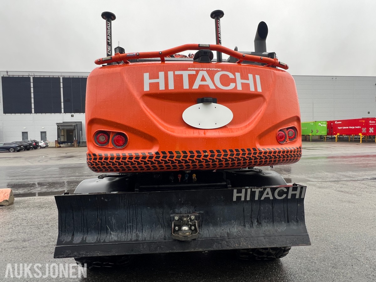 Hitachi ZX170WT-6 Makin GPS, Oilquick, Rototilt R5, gripekasett, sentralsmøring ++