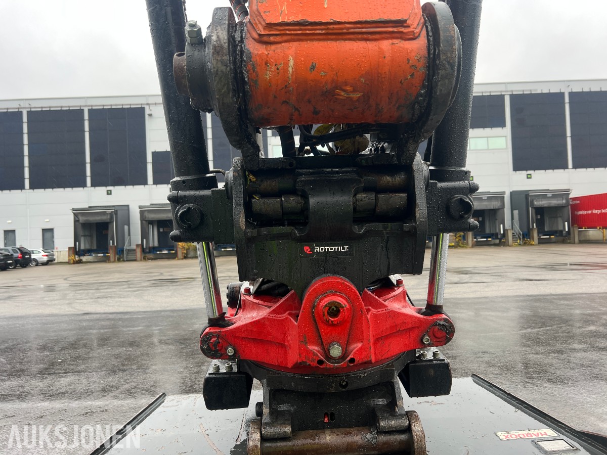 Hitachi ZX170WT-6 Makin GPS, Oilquick, Rototilt R5, gripekasett, sentralsmøring ++