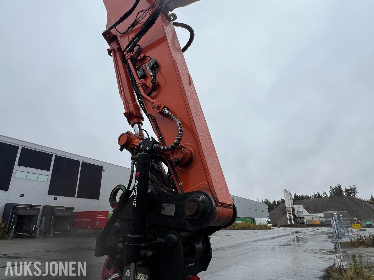 Hitachi ZX170WT-6 Makin GPS, Oilquick, Rototilt R5, gripekasett, sentralsmøring ++