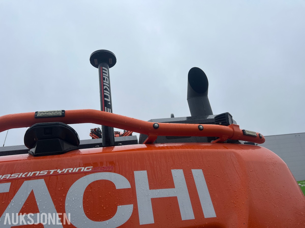 Hitachi ZX170WT-6 Makin GPS, Oilquick, Rototilt R5, gripekasett, sentralsmøring ++