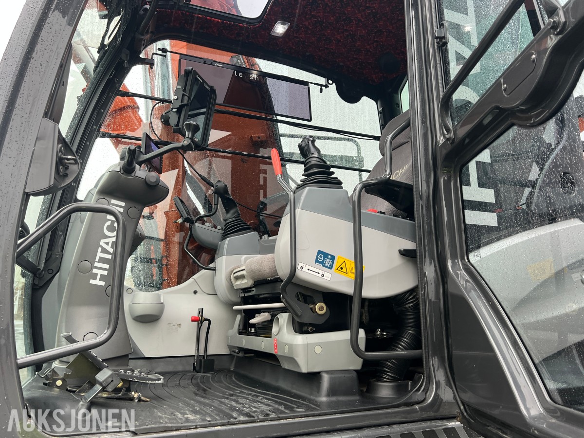 Hitachi ZX170WT-6 Makin GPS, Oilquick, Rototilt R5, gripekasett, sentralsmøring ++