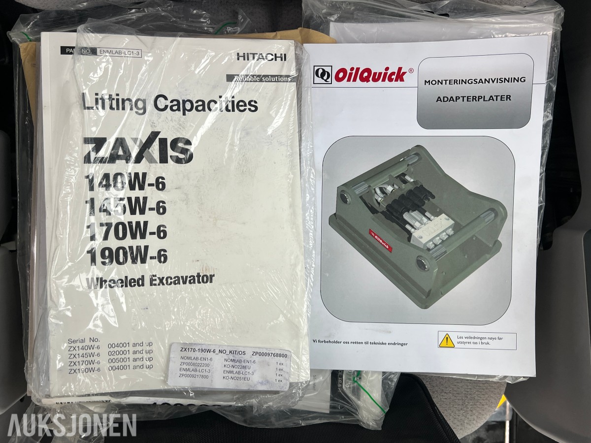 Hitachi ZX170WT-6 Makin GPS, Oilquick, Rototilt R5, gripekasett, sentralsmøring ++