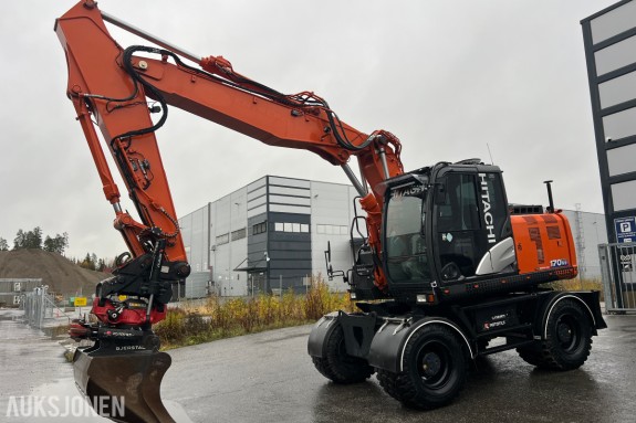 Hitachi ZX170WT-6 Makin GPS, Oilquick, Rototilt R5, gripekasett, sentralsmøring ++