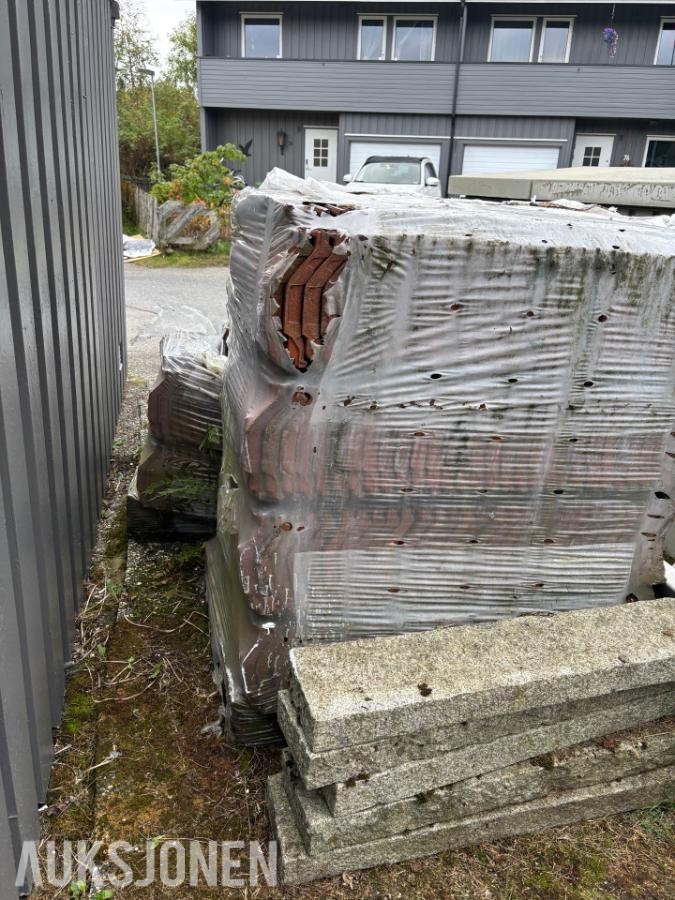 360 stk. Hollandsk glassert taksten