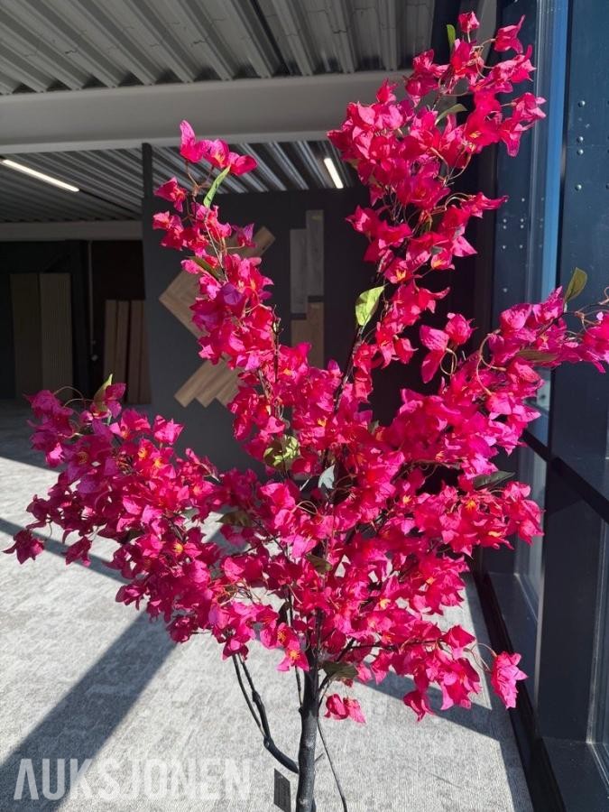 Kunstig plante 4 stk. - Bougainvillea med blomster – 180 cm