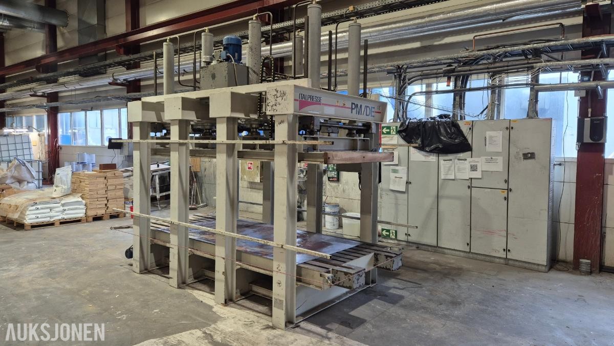 ITALPRESSE PM/DE/1 kaldpresse / presse 3400 × 1300 mm, 1999