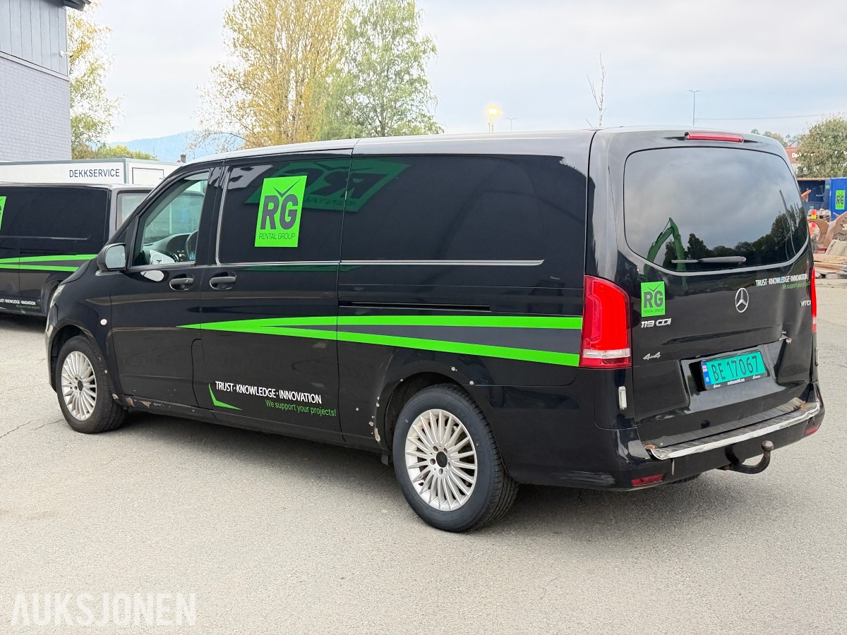 2018 Mercedes-Benz Vito V119 190 HK A3 4MATIC AUT HENGERFESTE VARMER LED KAMERA 
