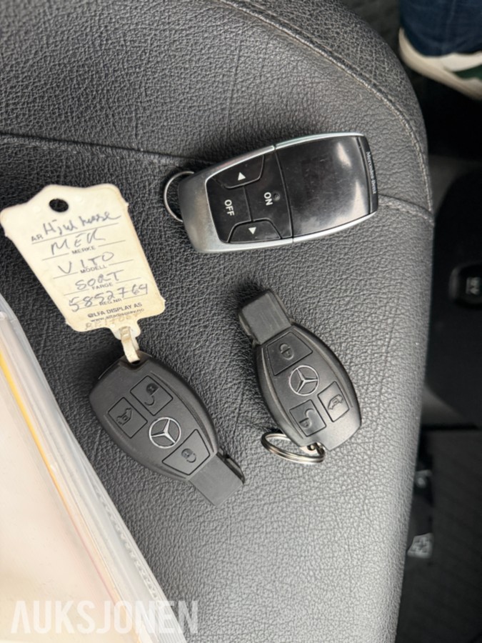 2018 Mercedes-Benz Vito V119 190 HK A3 4MATIC AUT HENGERFESTE VARMER LED KAMERA 