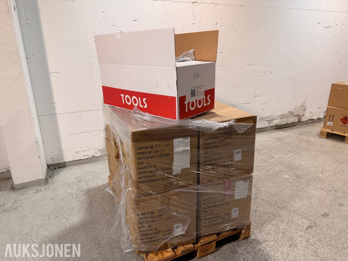 119 stk Univern ProTec skalljakke i størrelse XS/L/XXL