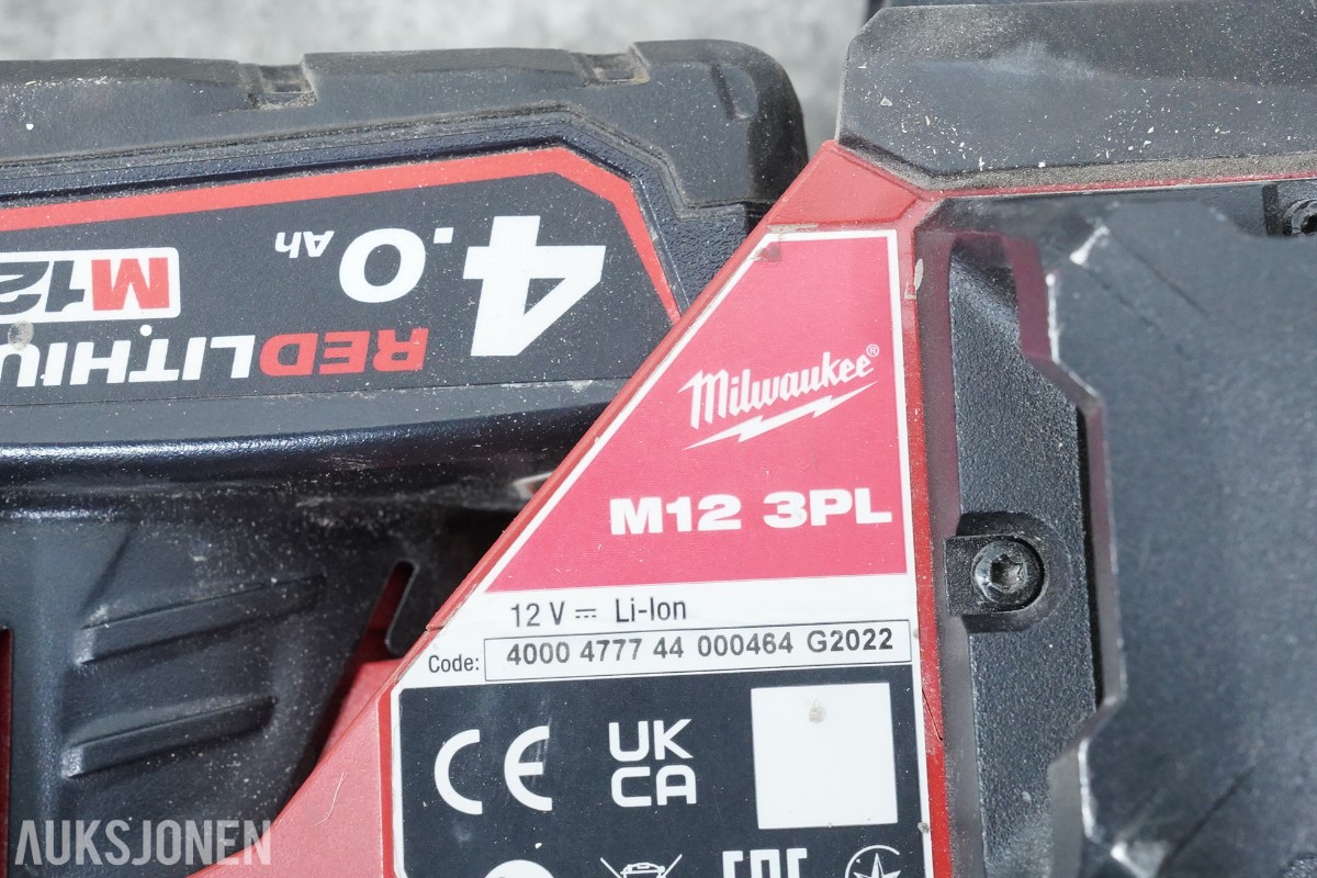 Milwaukee M12/M18 verktøypakke - 9 maskiner og 3 ladere