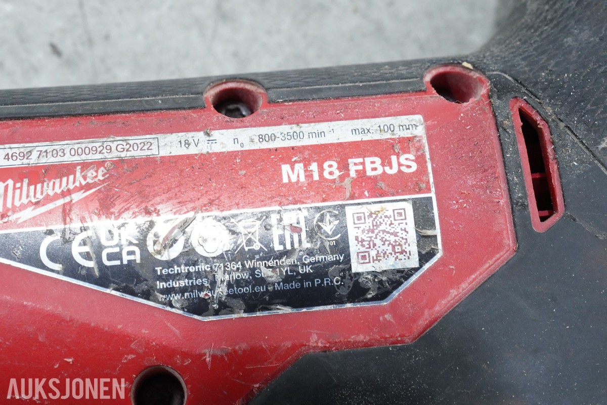 Milwaukee M12/M18 verktøypakke - 9 maskiner og 3 ladere