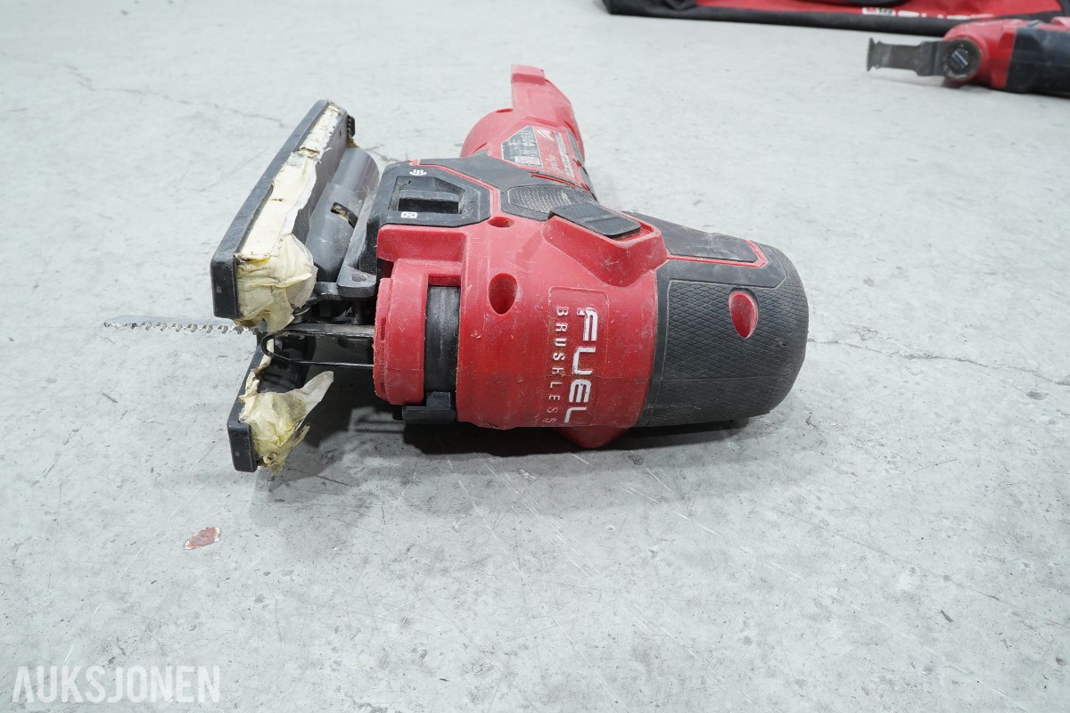 Milwaukee M12/M18 verktøypakke - 9 maskiner og 3 ladere