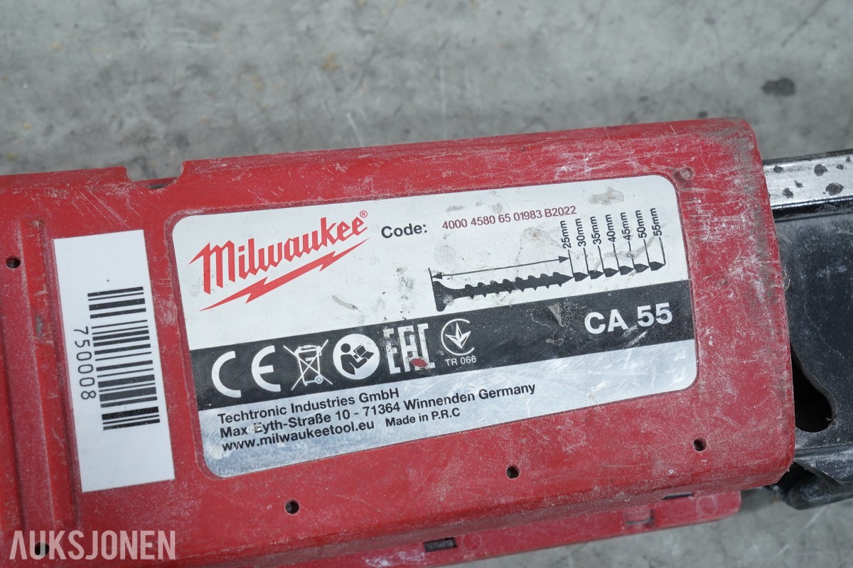 Milwaukee M12/M18 verktøypakke - 9 maskiner og 3 ladere