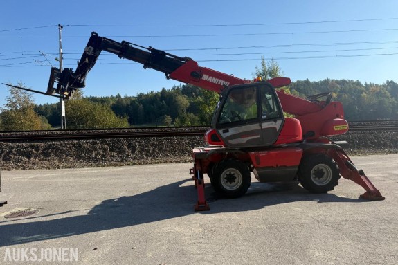 2016 Manitou MRT 1840 Easy teleskoptruck – 3 057 timer – Hydr. gafler – Vinsj – Mannskapskurv – Skuff – Kamera