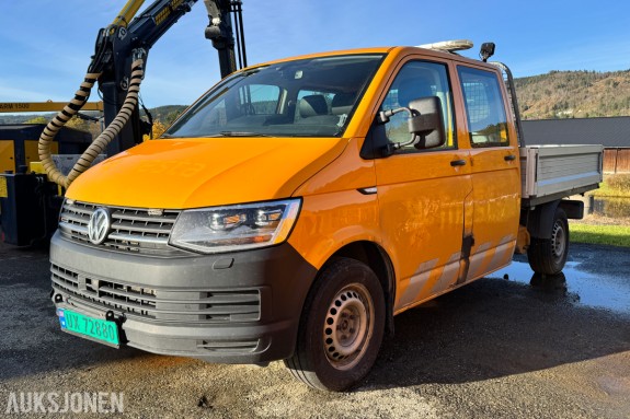 2019 Volkswagen Transporter 2,0 TDI 150hk Lang DoKa 4Motion - Eu godkjent - rep.objekt/delebil