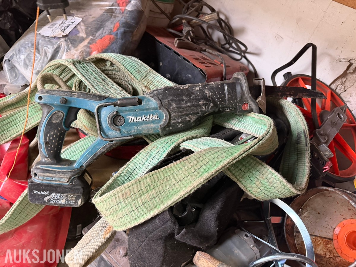 Overskuddsmateriell og verkstedutstyr