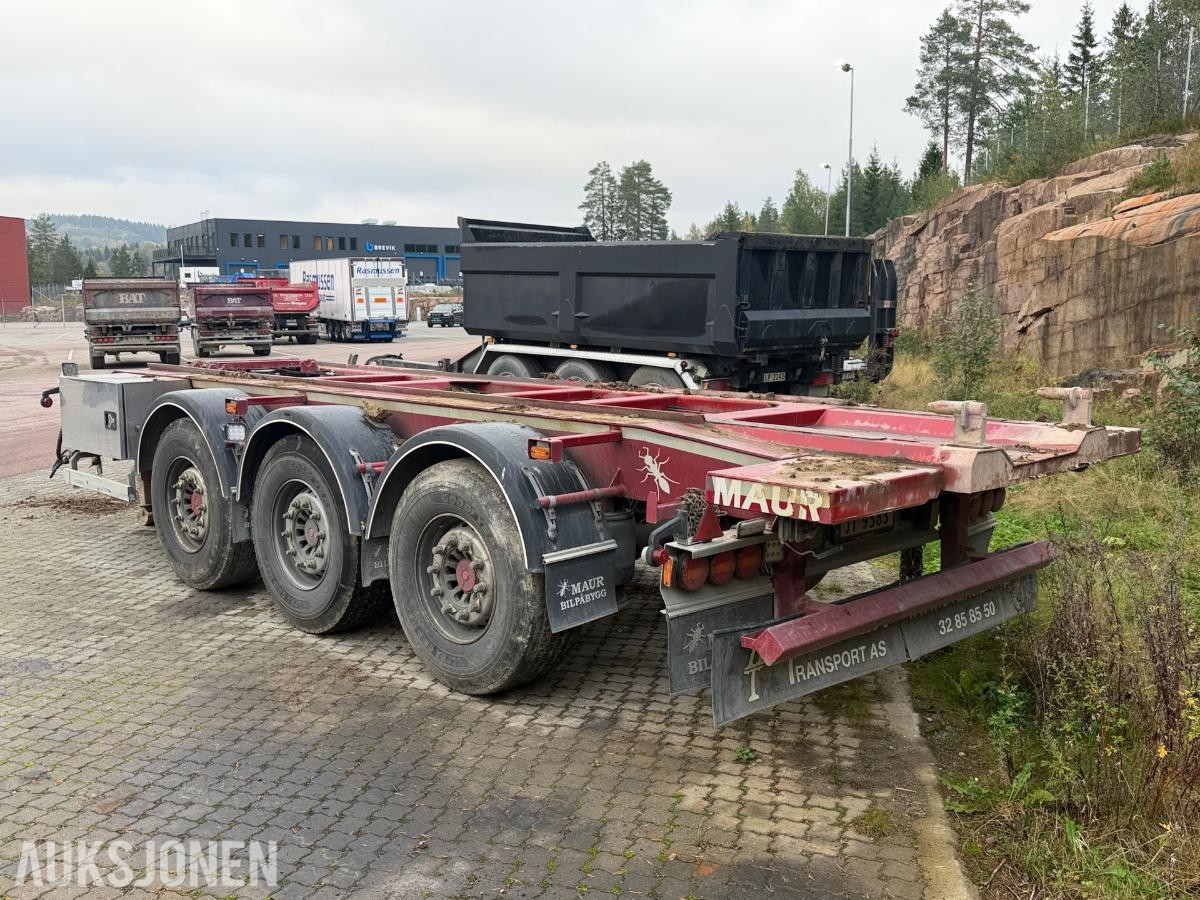 2020 Maur Bilpåbygg Trippelkjerre for krokcontainer - Krokkjerre
