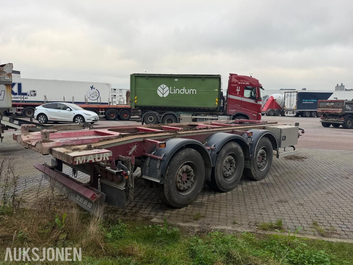 2020 Maur Bilpåbygg Trippelkjerre for krokcontainer - Krokkjerre