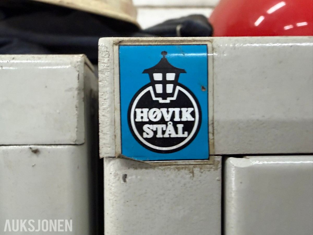 Høvik Stål garderobeskap 2 stk