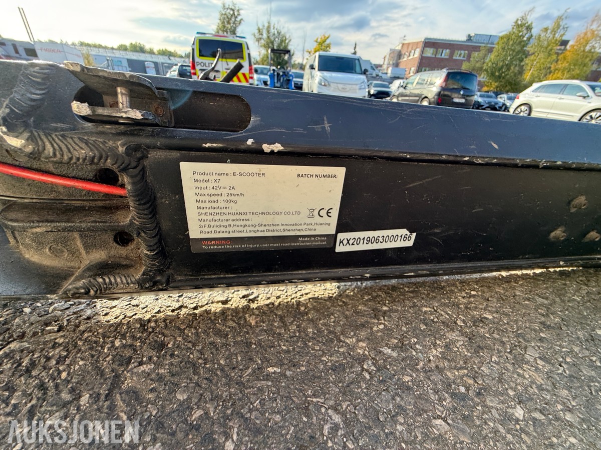 Elektrisk sparkesykkel X7 – med lader
