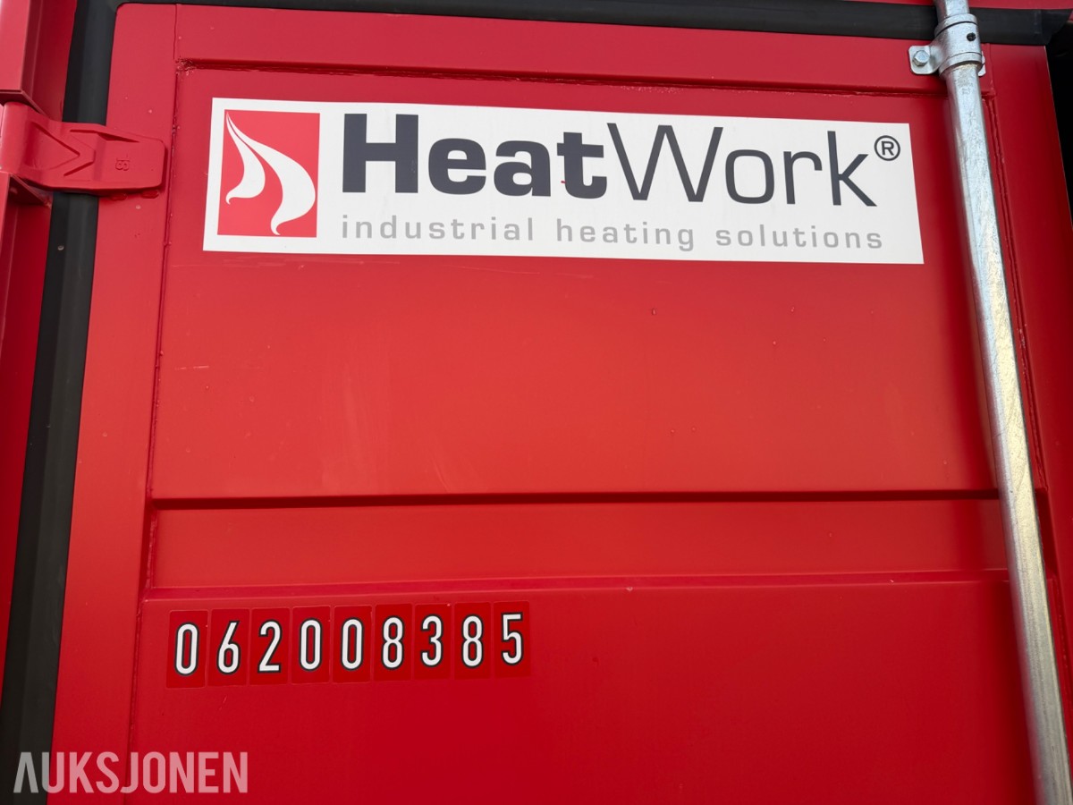 2020 HeatWork Container med 6 X Cliwi HB-300 byggvarmere