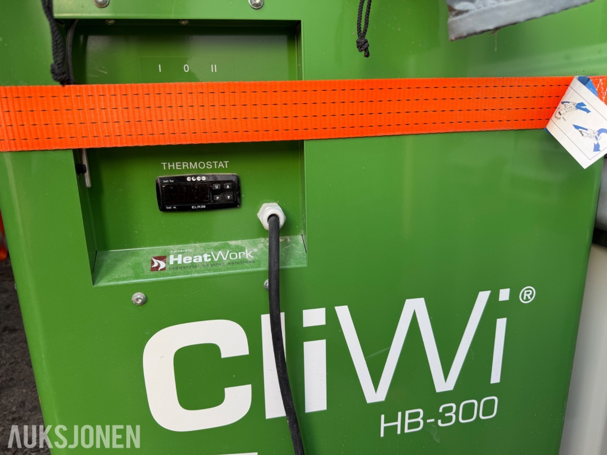 2020 HeatWork Container med 6 X Cliwi HB-300 byggvarmere