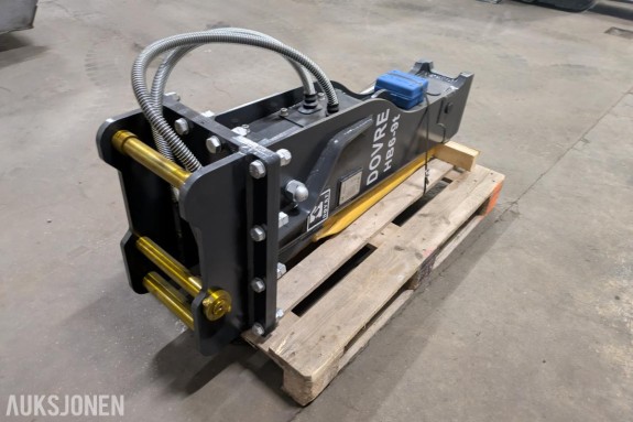 2024 Dovre HB6-9t hydraulisk pigghammer - S40/S50 kombifeste - ubrukt