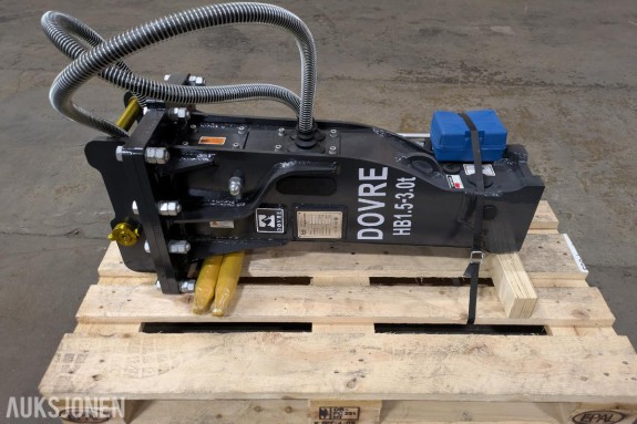 2024 Dovre HB1.5-3.0t hydraulisk pigghammer - S30/S40 kombifeste - ubrukt