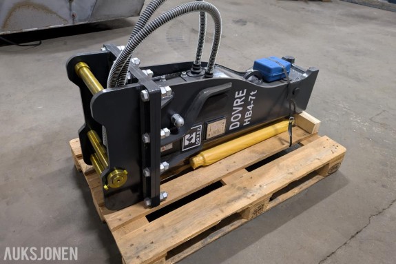 2024 Dovre HB4-7t hydraulisk pigghammer - 4 - 7 tonn - S40/S50 kombifeste - ubrukt