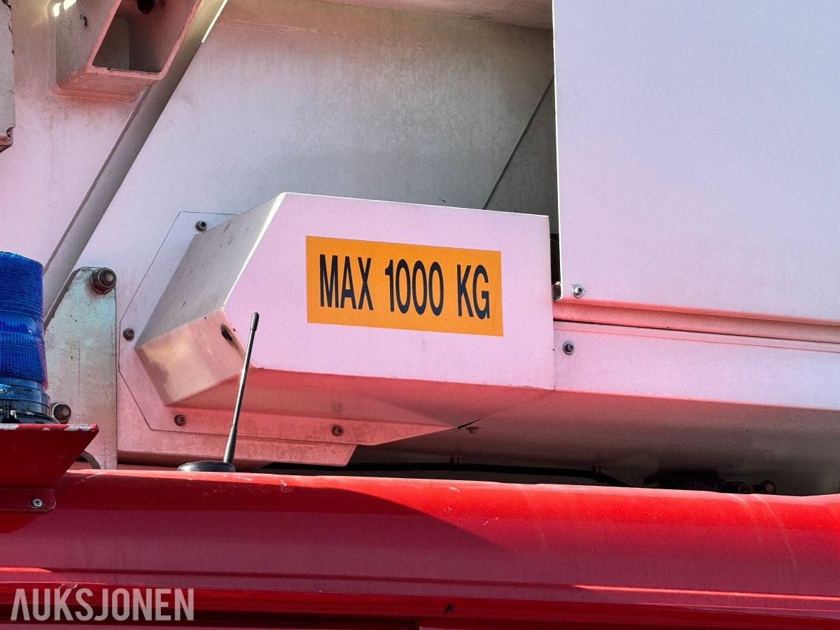1996 Volvo FL12 - 6X2 - Brannbil / Liftbil - Bronto Skylift F32 HDT 2000 personløfter- 75.358 km - Registrert som motorredskap