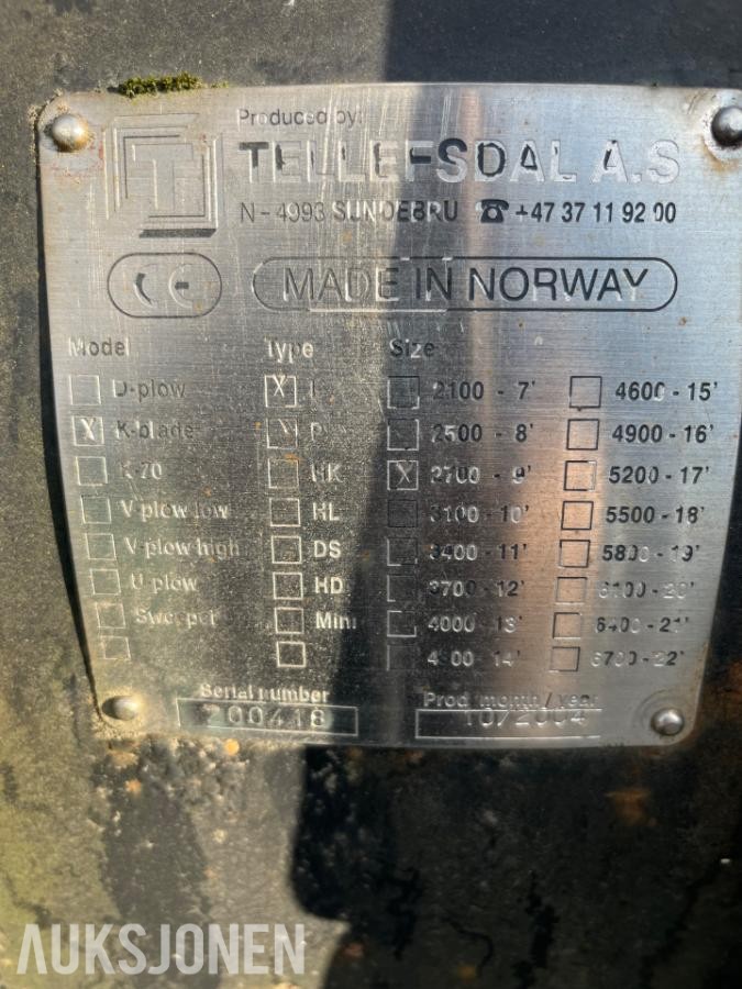 2004 Tellefsdal K2700