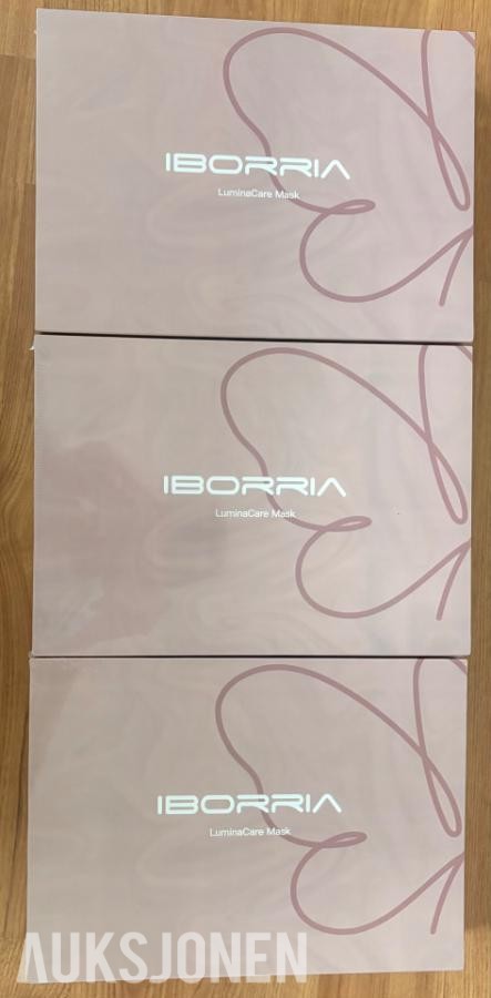 2025 3 stk Ansiktsmaske - Lysbehandling - LED IBORRIA