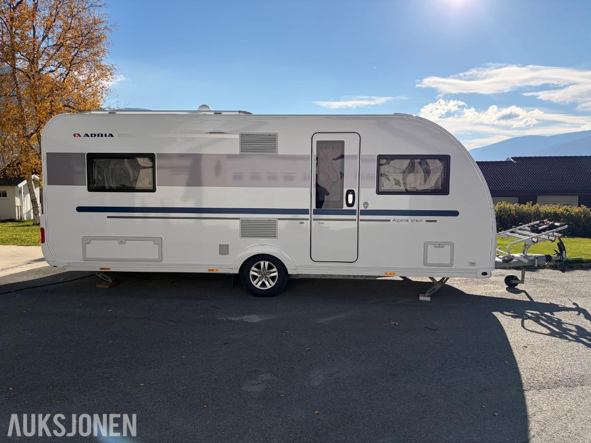 2019 Adria Alpina 573UP campingvogn gulvvarme 