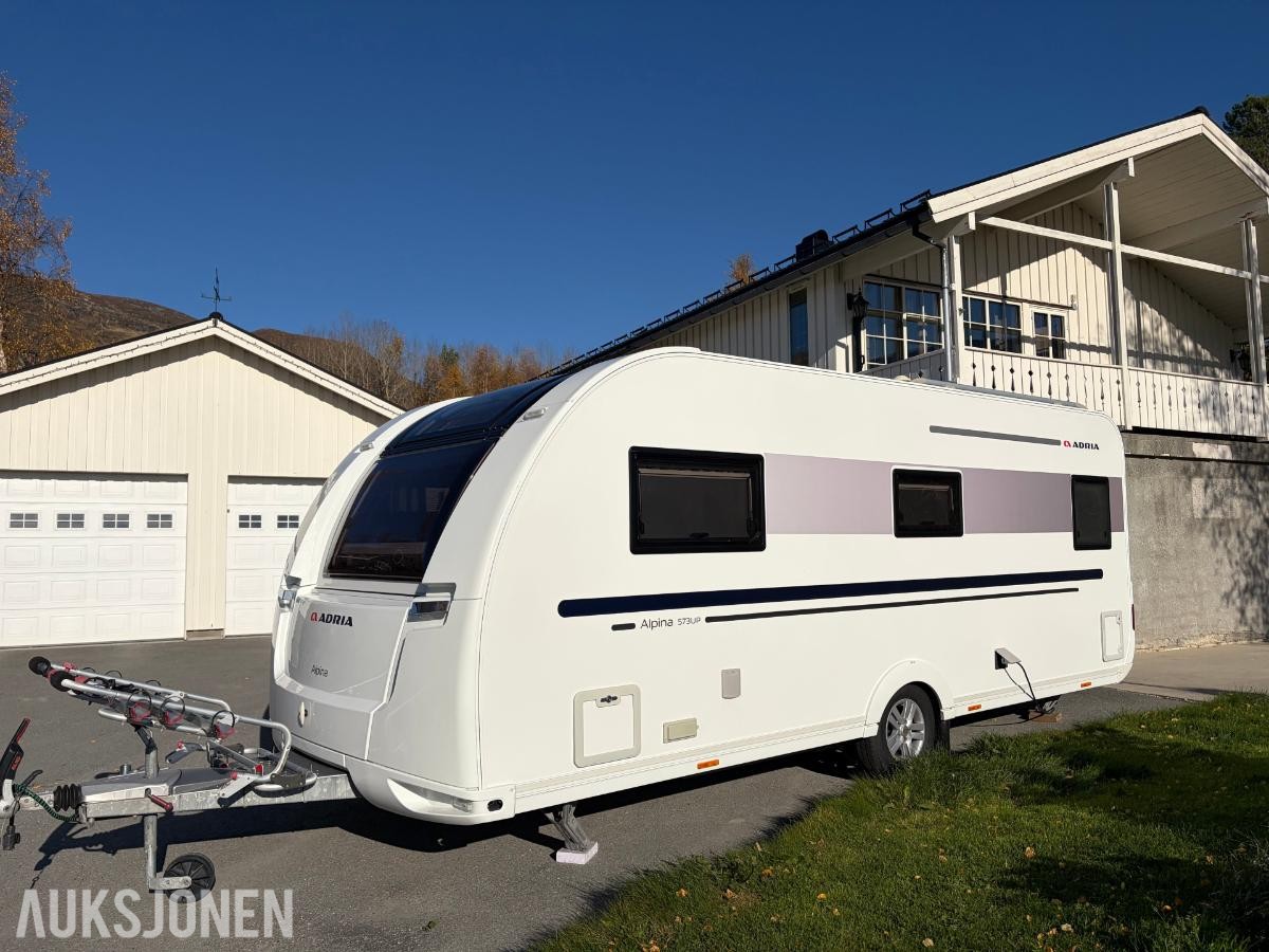 2019 Adria Alpina 573UP campingvogn gulvvarme 