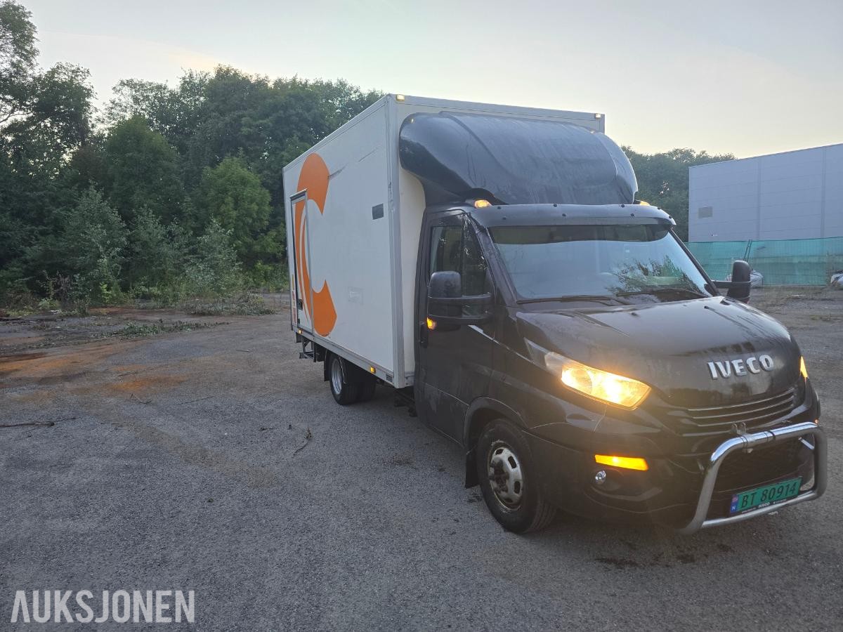 2018  IVECO DAILY 35C18, SKAPBIL 180HK AUT WEBASTO ZEPRO LØFTELEM