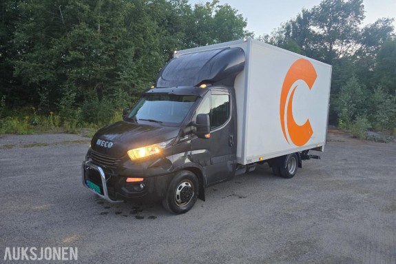 2018 IVECO DAILY 35C18, SKAPBIL 180HK AUT WEBASTO ZEPRO LØFTELEM