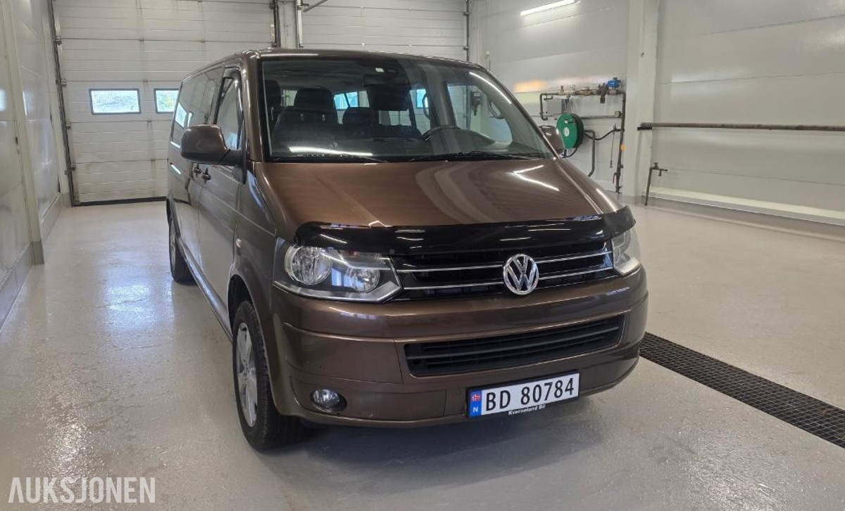 2013 VOLKSWAGEN CARAVELLE 2.0 TDI 140HK 4MOTION 8-SETER HENGERFESTE WEBASTO