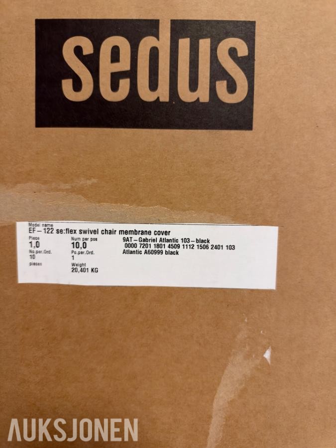 26 Sedus se:flex EF-122 helt ny ergonomisk kontorstol