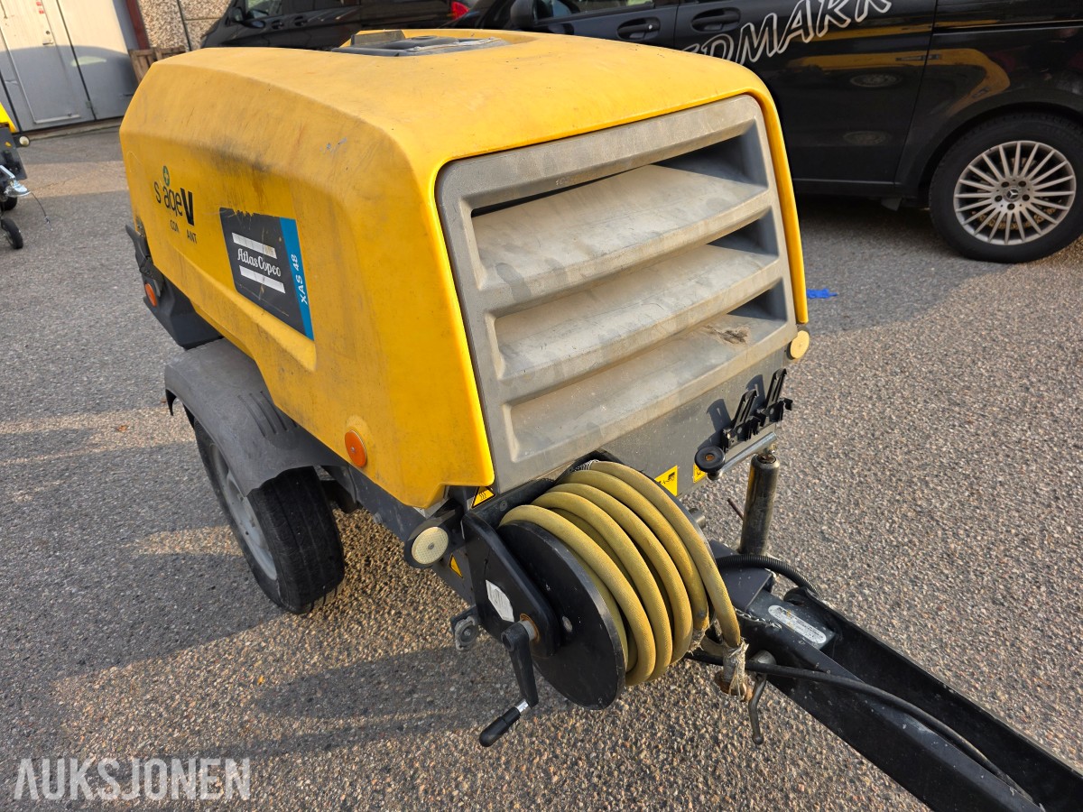 2020 Atlas Copco XAS 48 transportabel kompressor