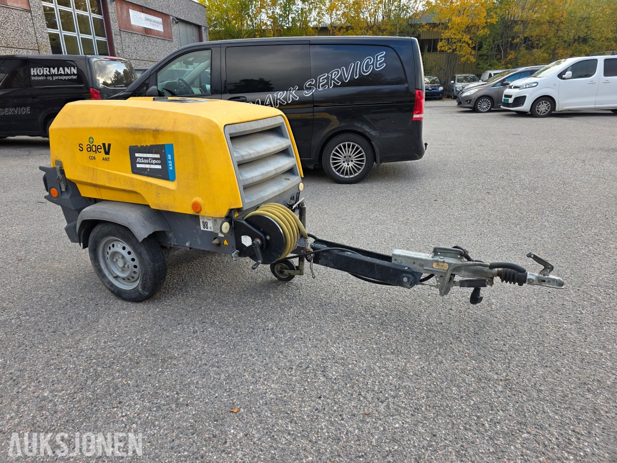 2020 Atlas Copco XAS 48 transportabel kompressor