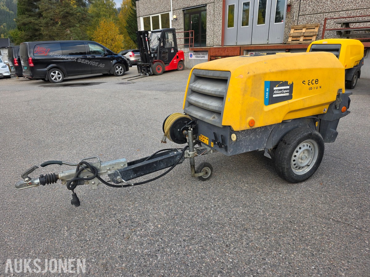 2020 Atlas Copco XAS 48 transportabel kompressor