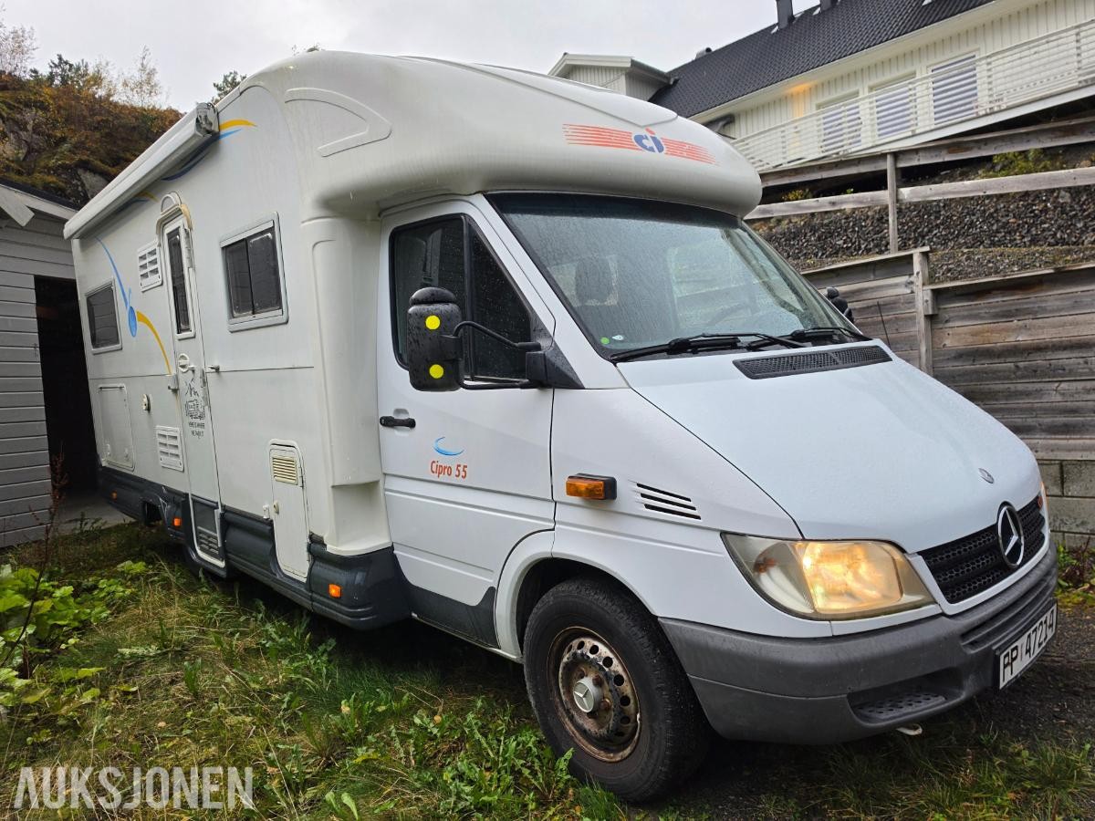 Mercedes-Benz Sprinter Cipro 55 2,7 CDI - 2003 - 4 sengeplasser.