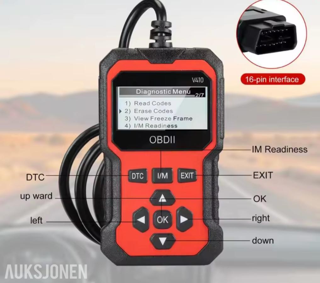 OBD 2 bil diagnostikk All-in-One